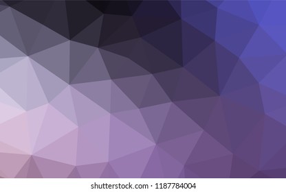 Dark Purple vector blurry hexagon template. Shining colored illustration in a Brand new style. The best triangular design for your business.
