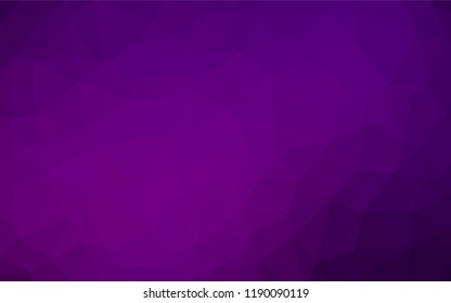 Dark Purple vector blurry hexagon template. A vague abstract illustration with gradient. A completely new template for your business design.