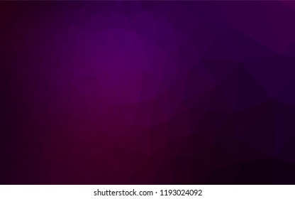 Dark Purple vector blurry hexagon texture. Brand new colored illustration in blurry style with gradient. A completely new design for your business.