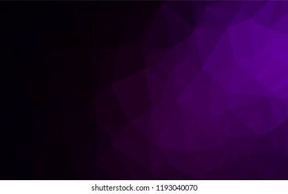Dark Purple vector blurry hexagon texture. Colorful abstract illustration with gradient. The template can be used as a background for cell phones.