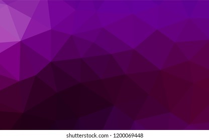 Dark Purple vector blurry hexagon template. Shining colored illustration in a Brand new style. A completely new template for your business design.