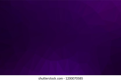 Dark Purple vector blurry hexagon template. A vague abstract illustration with gradient. A new texture for your design.