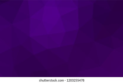 Dark Purple vector blurry hexagon texture. Shining colored illustration in a Brand new style. Brand new style for your business design.