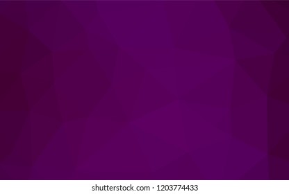 Dark Purple vector blurry hexagon template. Glitter abstract illustration with an elegant design. The polygonal design can be used for your web site.
