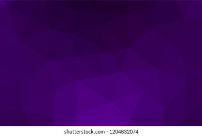 Dark Purple vector blurry hexagon template. Colorful illustration in abstract style with gradient. A completely new template for your business design.