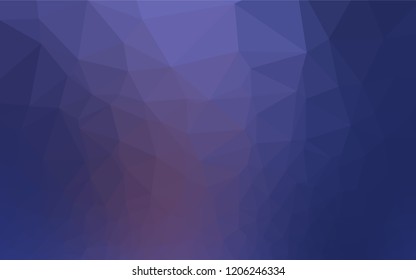 Dark Purple vector blurry hexagon texture. Shining illustration, which consist of triangles. The template can be used as a background for cell phones.