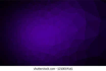 Dark Purple vector blurry hexagon texture. Glitter abstract illustration with an elegant design. The elegant pattern can be used as part of a brand book.