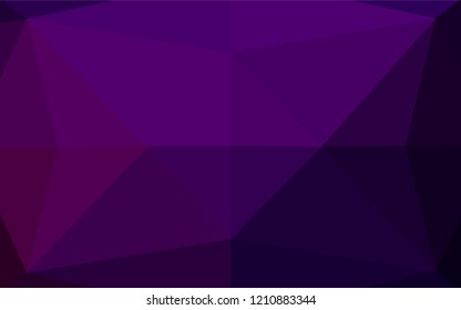 Dark Purple vector blurry hexagon texture. Shining colored illustration in a Brand new style. The textured pattern can be used for background.