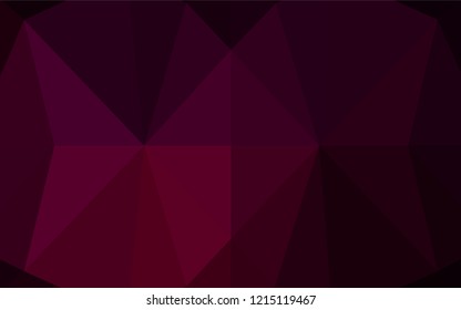 Dark Purple vector blurry hexagon template. A completely new color illustration in a vague style. The polygonal design can be used for your web site.