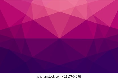 Dark Purple vector blurry hexagon template. An elegant bright illustration with gradient. The completely new template can be used for your brand book.
