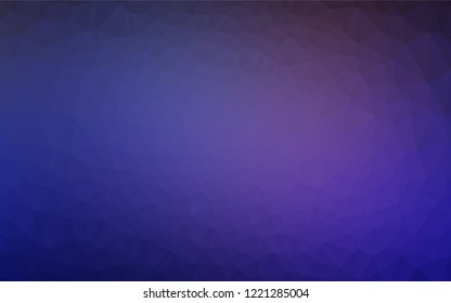 Dark Purple vector blurry hexagon texture. Creative illustration in halftone style with gradient. Brand new design for your business.