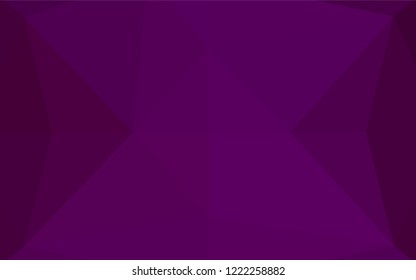 Dark Purple vector blurry hexagon template. Colorful illustration in abstract style with gradient. A new texture for your design.