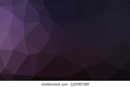 Dark Purple vector blurry hexagon template. Colorful abstract illustration with gradient. Brand new style for your business design.