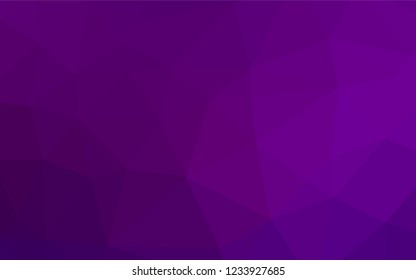 Dark Purple vector blurry hexagon texture. A sample with polygonal shapes. A completely new template for your business design.