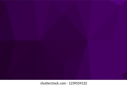 Dark Purple vector blurry hexagon texture. Glitter abstract illustration with an elegant design. Brand new style for your business design.