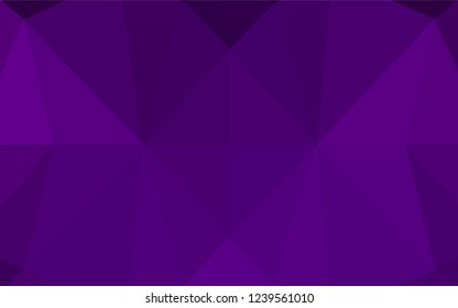 Dark Purple vector blurry hexagon texture. Colorful abstract illustration with gradient. The template can be used as a background for cell phones.