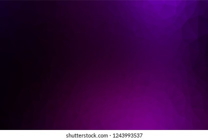 Dark Purple vector blurry hexagon template. Shining colored illustration in a Brand new style. The completely new template can be used for your brand book.