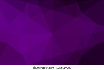 Dark Purple vector blurry hexagon texture. A sample with polygonal shapes. A completely new template for your business design.