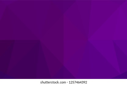 Dark Purple vector blurry hexagon template. A completely new color illustration in a vague style. The completely new template can be used for your brand book.