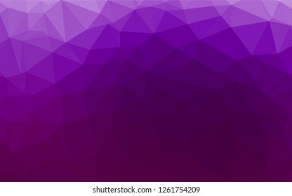 Dark Purple vector blurry hexagon texture. A completely new color illustration in a vague style. The elegant pattern can be used as part of a brand book.