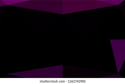 Dark Purple vector blurry hexagon texture. An elegant bright illustration with gradient. The textured pattern can be used for background.