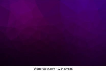 Dark Purple vector blurry hexagon texture. Glitter abstract illustration with an elegant design. The template can be used as a background for cell phones.