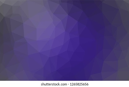 Dark Purple vector blurry hexagon template. A vague abstract illustration with gradient. A completely new design for your business.