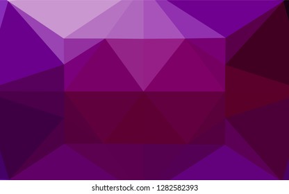 Dark Purple vector blurry hexagon texture. An elegant bright illustration with gradient. The textured pattern can be used for background.