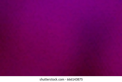 Dark Purple vector blurry hexagon background design. Geometric background in Origami style with gradient. 