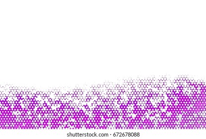 Dark Purple vector blurry hexagon background design. Geometric background in Origami style with gradient. 