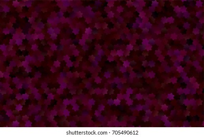 Dark Purple vector blurry hexagon background design. Geometric background in Origami style with gradient. 