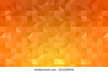 Dark Purple vector blurry triangle template.