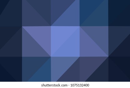 Dark Purple vector blurry triangle template. Polygonal abstract illustration with gradient. The best triangular design for your business.