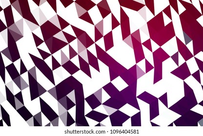 Dark Purple vector blurry triangle template. A vague abstract illustration with gradient. Brand new design for your business.