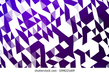 Dark Purple vector blurry triangle template. Shining colored illustration in a Brand new style. A completely new template for your business design.