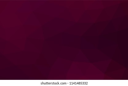 Dark Purple vector blurry triangle pattern. Glitter abstract illustration with an elegant design. The template can be used as a background for cell phones.