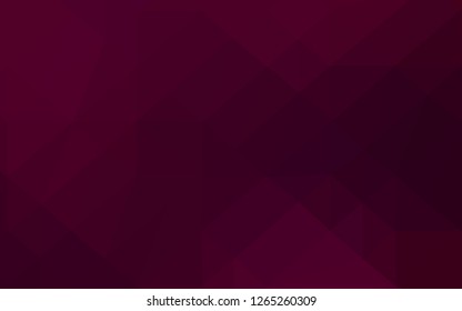 Dark Purple vector blurry triangle template. Colorful abstract illustration with gradient. Elegant pattern for a brand book.
