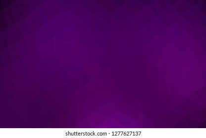 Dark Purple vector blurry triangle texture. A completely new color illustration in a vague style. Completely new design for your business.