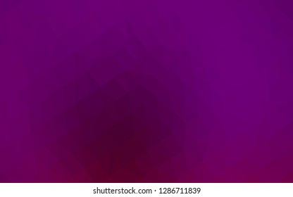 Dark Purple vector blurry triangle pattern. Creative illustration in halftone style with gradient. Elegant pattern for a brand book.
