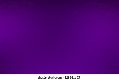 Dark Purple vector blurry triangle template. Brand new colorful illustration in with gradient. Completely new design for your business.