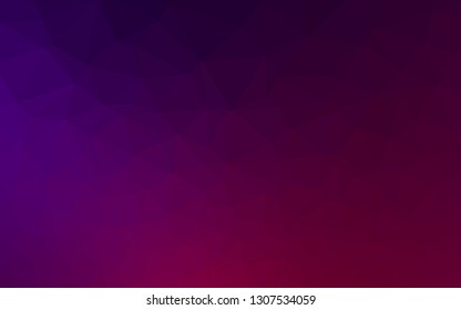 Dark Purple vector blurry triangle texture. Colorful illustration in abstract style with gradient. Elegant pattern for a brand book.
