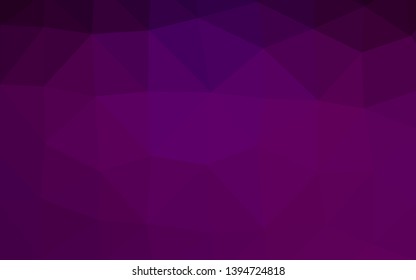 Dark Purple vector blurry triangle pattern. Colorful abstract illustration with gradient. Elegant pattern for a brand book.