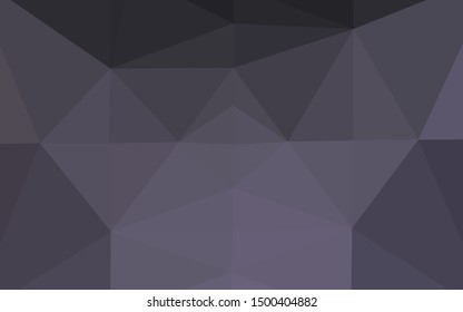 Dark Purple vector blurry triangle texture. Modern geometrical abstract illustration with gradient. Polygonal design for your web site.