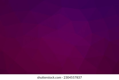 Dark Purple vector blurry triangle texture. Colorful illustration in abstract style with gradient. Brand new design for your business.