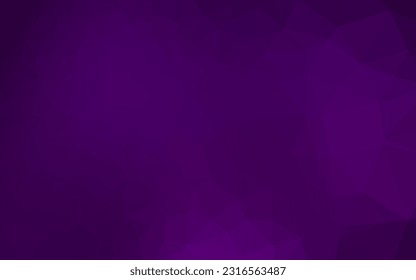 Dark Purple vector blurry triangle pattern. Colorful illustration in abstract style with gradient. Triangular pattern for your business design.