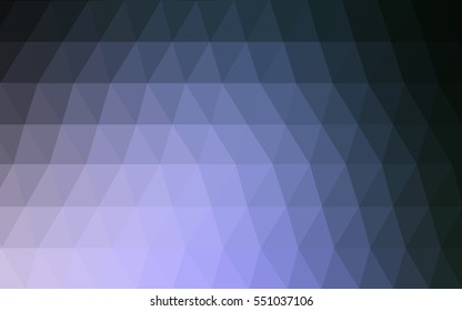 Dark Purple vector blurry triangle background design. Geometric background in Origami style with gradient. 