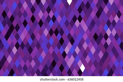 Dark Purple vector blurry triangle template. Creative illustration in halftone style with gradient. A completely new template for your business design.