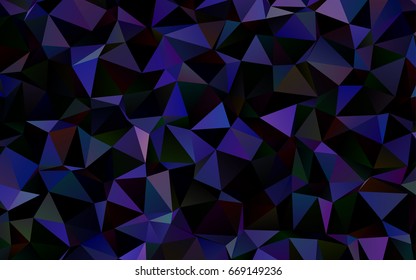 Dark Purple vector blurry triangle background. Shining colored illustration in a brand-new style. Brand-new style for your business design.