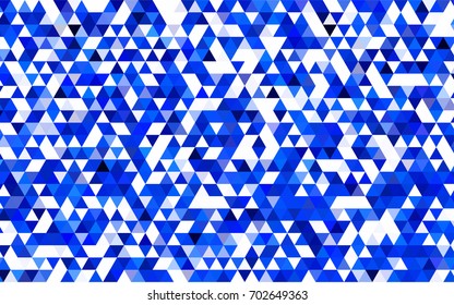 Dark Purple vector blurry triangle template. A vague abstract illustration with gradient. The elegant pattern can be used as part of a brand book.