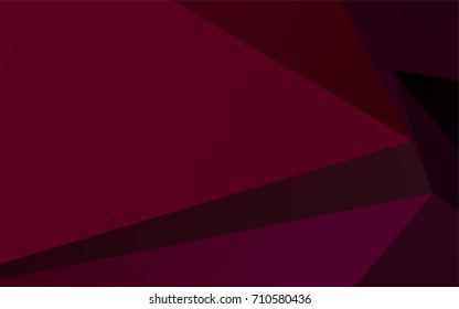 Dark Purple vector blurry triangle template. Glitter abstract illustration with an elegant design. Brand-new style for your business design.